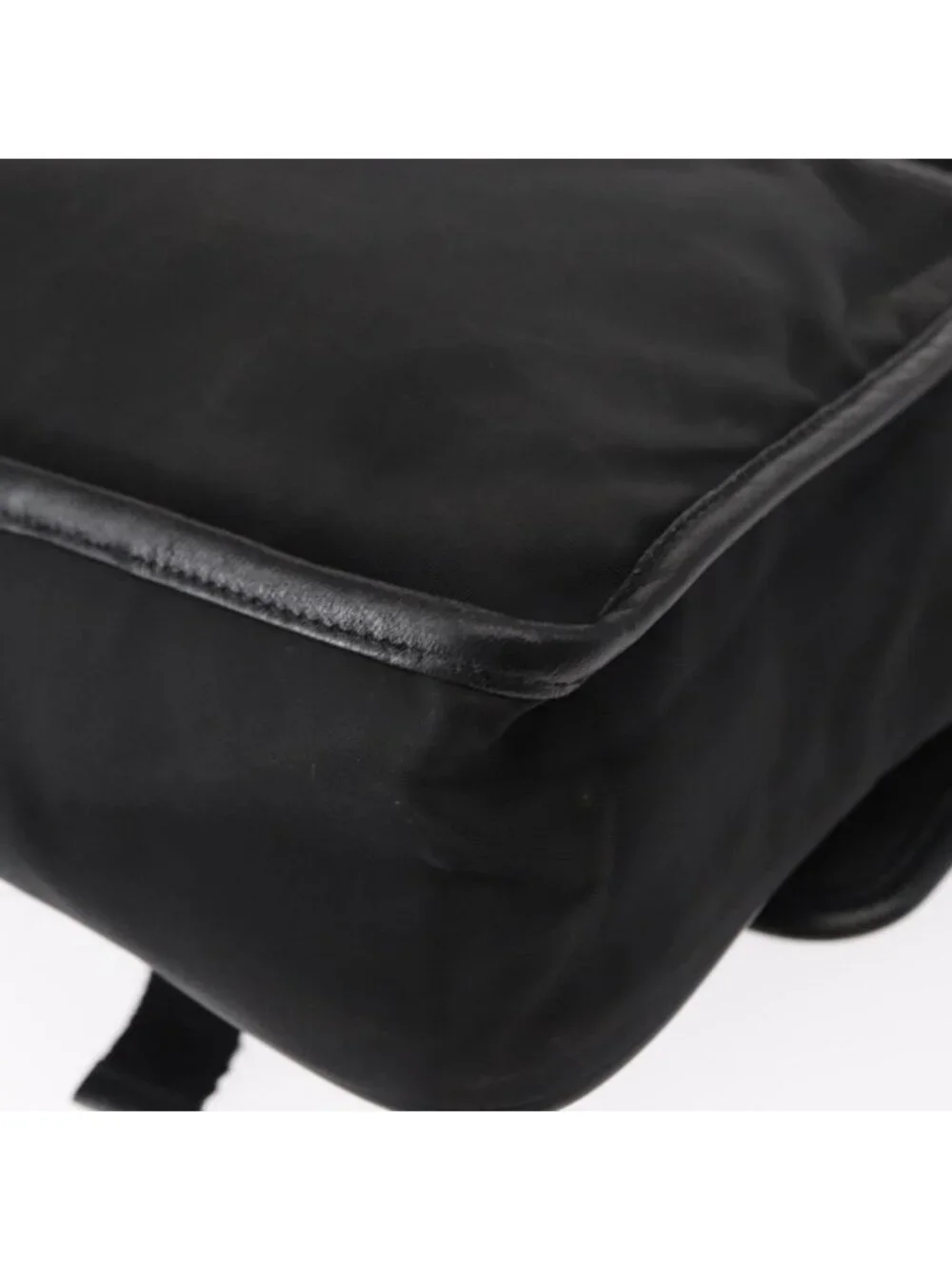 Authentic PRADA Shoulder Bag Nylon Black Silver - Picture 16 of 16